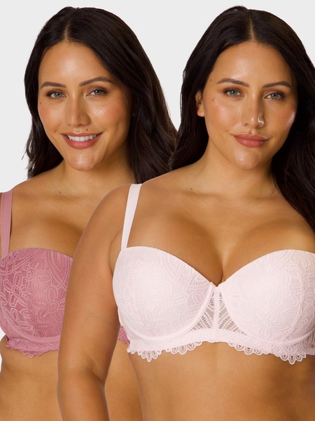 2Pk Lace Baconette Bras 2Pk Lace Baconette Bras