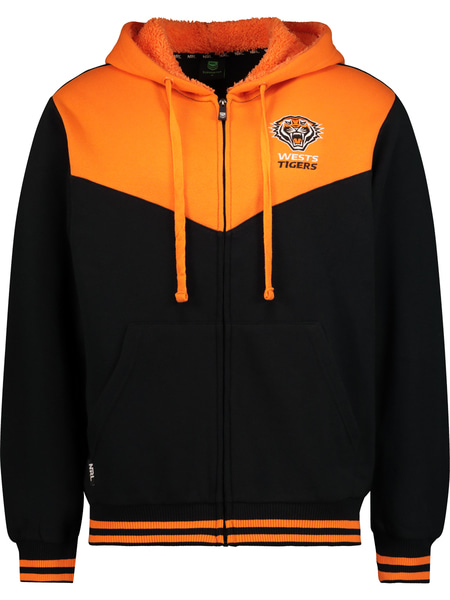 Tigers NRL Adult Fleece Zip Jacket Tigers NRL Adult Fleece Zip Jacket