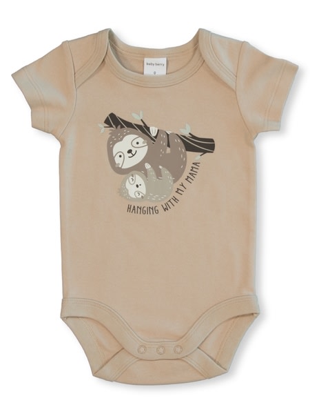 Baby Short Sleeve Cotton Interlock Bodysuit Baby Short Sleeve Cotton Interlock Bodysuit