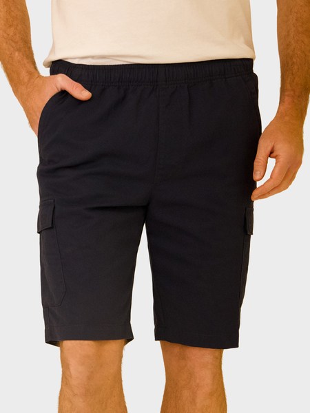 Mens Elasticated Waist Cargo Shorts Mens Elasticated Waist Cargo Shorts