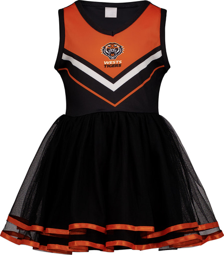 Tigers NRL Toddler Tulle Dress Tigers NRL Toddler Tulle Dress