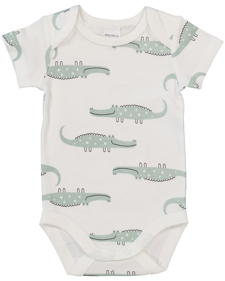 Baby Short Sleeve Cotton Interlock Bodysuit Baby Short Sleeve Cotton Interlock Bodysuit