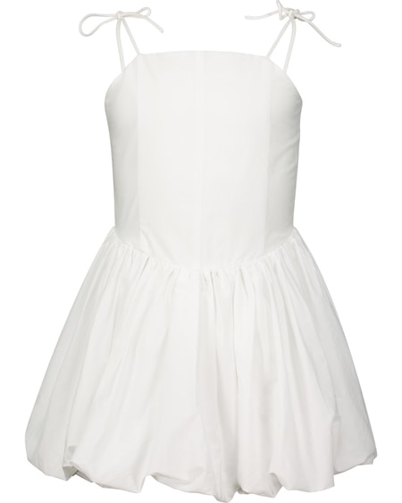 Girls Tie Strap Bubble Dress Girls Tie Strap Bubble Dress