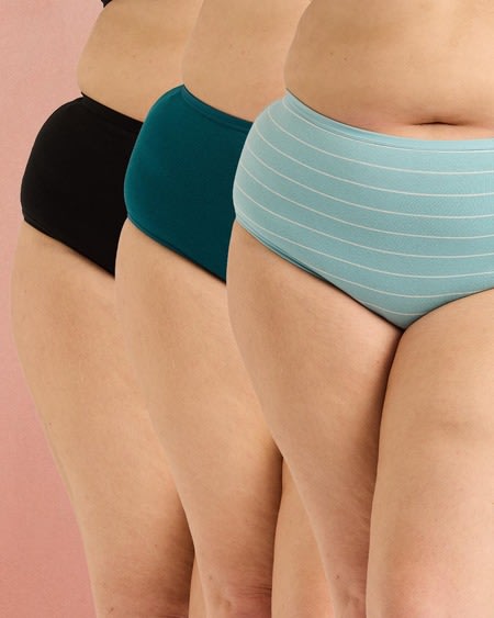 Womens Cotton Stretch Full Brief Womens Cotton Stretch Full Brief