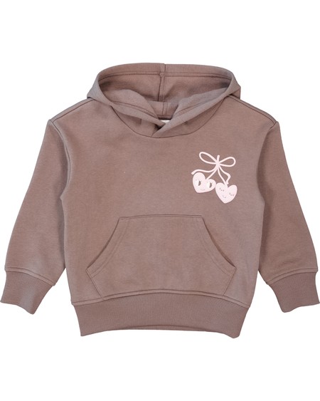 Toddler Girls Puff Print Fleece Hoodie Toddler Girls Puff Print Fleece Hoodie