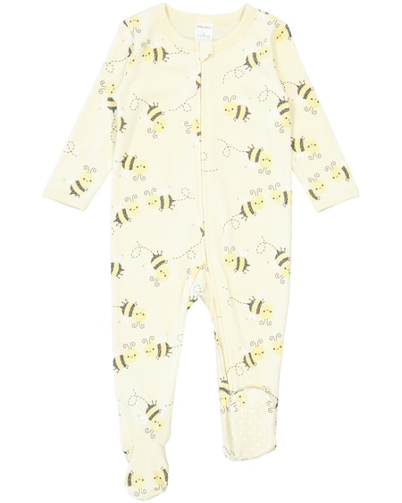 Baby Cotton 2-Way Zip Romper Baby Cotton 2-Way Zip Romper