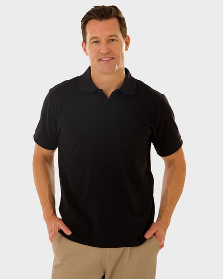 Mens Cotton Short Sleeve Polo Mens Cotton Short Sleeve Polo
