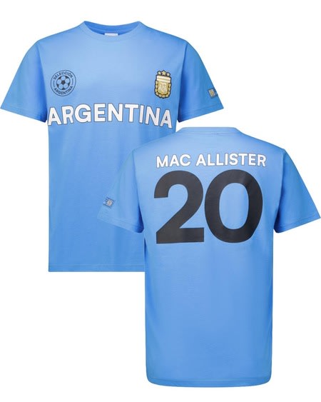 Argentina Mac Allister Adult T-Shirt Argentina Mac Allister Adult T-Shirt