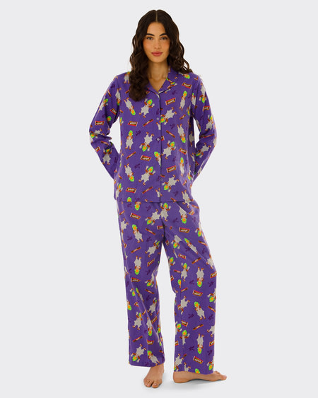 Womens Wonka Flannelette Pyjama Set Womens Wonka Flannelette Pyjama Set