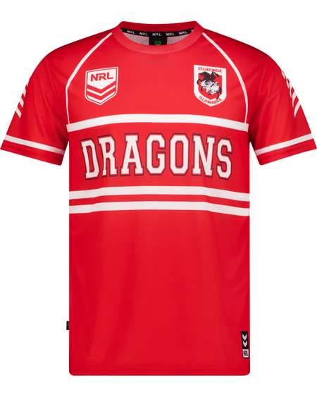 Dragons NRL Adult Training Tee Dragons NRL Adult Training Tee