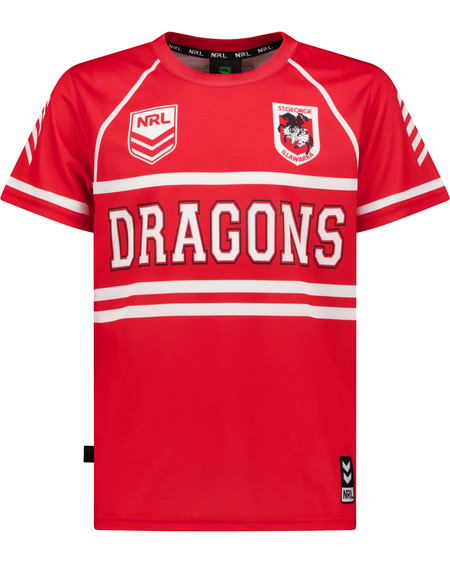 Dragons NRL Youth Training T-Shirt Dragons NRL Youth Training T-Shirt