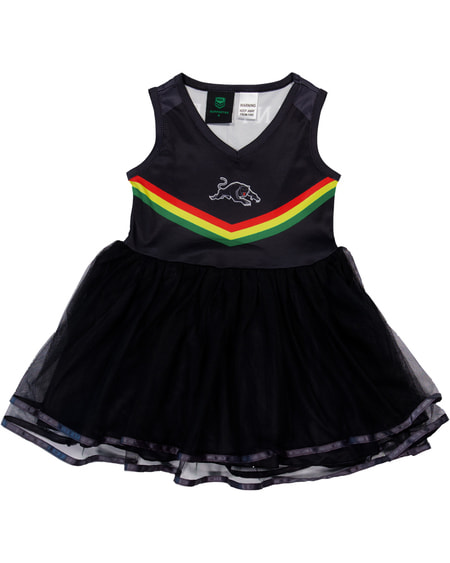Panthers NRL Toddler Cheer Dress Panthers NRL Toddler Cheer Dress