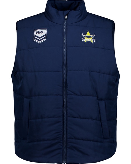 Cowboys NRL Adult Puffer Vest Cowboys NRL Adult Puffer Vest
