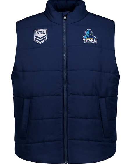 Titans NRL Adult Puffer Vest Titans NRL Adult Puffer Vest
