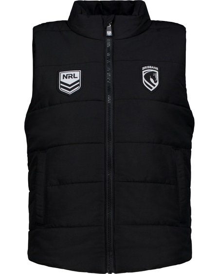 Broncos NRL Youth Puffer Vest Broncos NRL Youth Puffer Vest