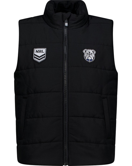 Bulldogs NRL Youth Puffer Vest Bulldogs NRL Youth Puffer Vest