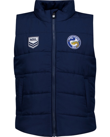 Eels NRL Youth Puffer Vest Eels NRL Youth Puffer Vest