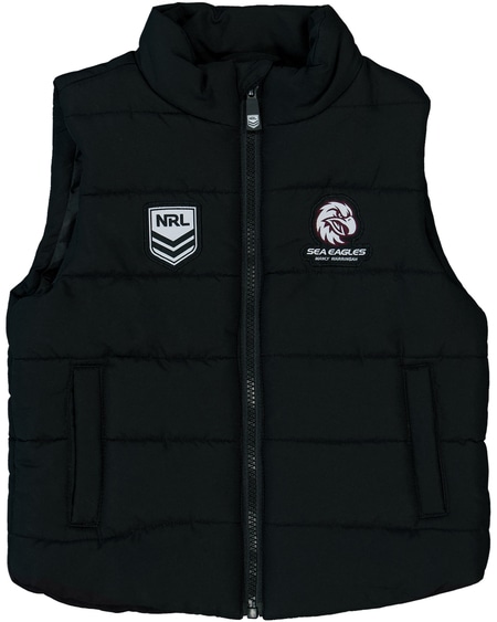 Eagles NRL Toddler Puffer Vest Eagles NRL Toddler Puffer Vest