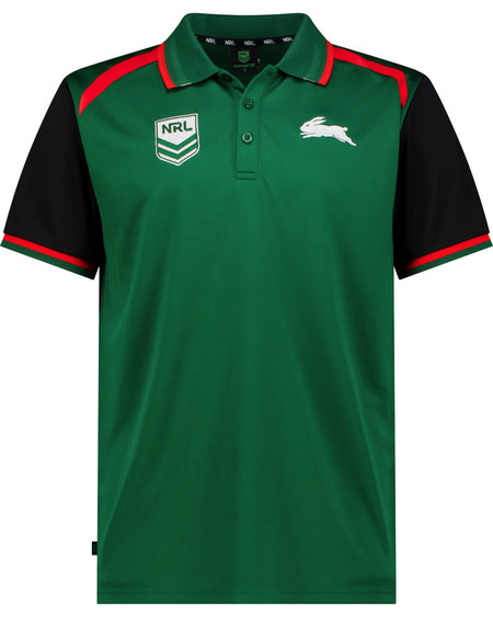 Rabbitohs NRL Adult Polo Shirt Rabbitohs NRL Adult Polo Shirt