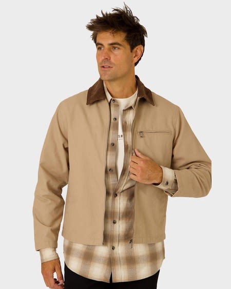 Mens Collared Barn Jacket Mens Collared Barn Jacket