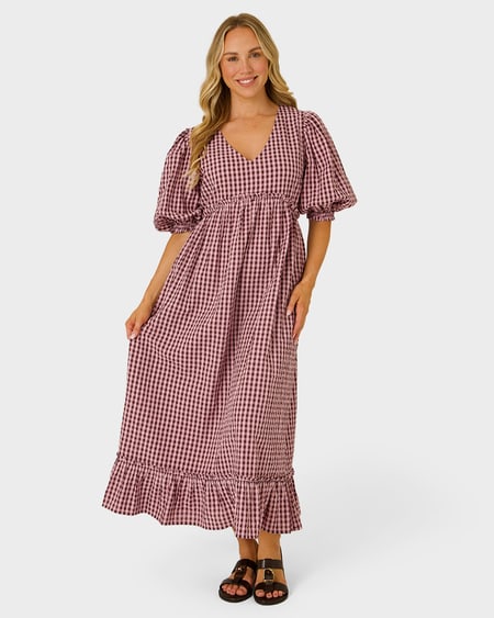 Womens Sweetheart Midi Dress