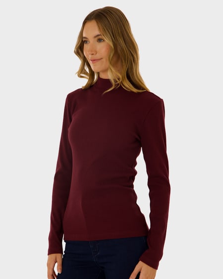 Womens Rib Skivvy Womens Rib Skivvy