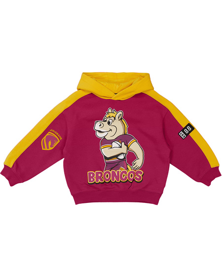 Broncos NRL Toddler Fleece Hoodie Broncos NRL Toddler Fleece Hoodie