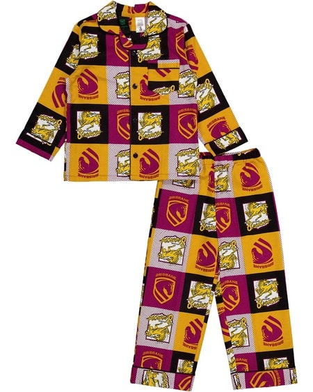 Broncos NRL Toddler Pj Set Broncos NRL Toddler Pj Set