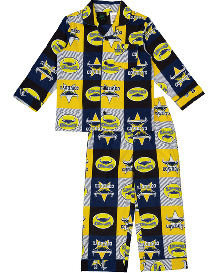 Cowboys NRL Toddler Pj Set Cowboys NRL Toddler Pj Set