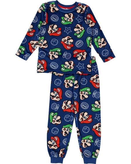 Boys 2-7 Super Mario Pyjama Boys 2-7 Super Mario Pyjama