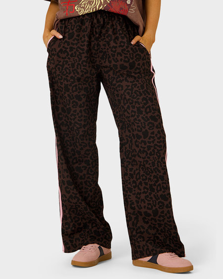 Womens Side Stripe Wide Leg Pants Womens Side Stripe Wide Leg Pants