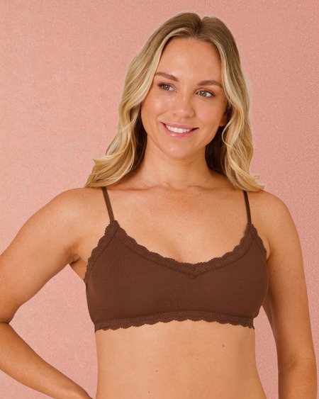 Modal Lace Crop Modal Lace Crop