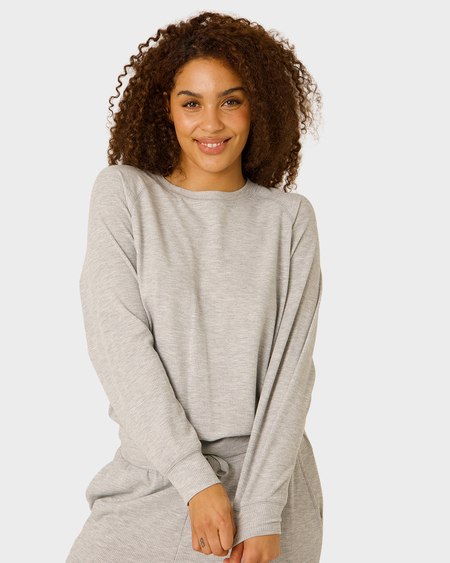 Womens Waffle Batwing Sleep Top Womens Waffle Batwing Sleep Top