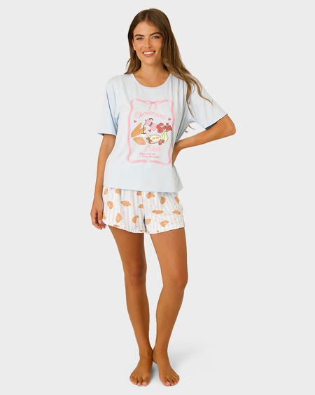 Womens Printed Pyjama Set Womens Printed Pyjama Set