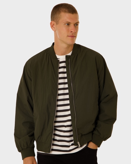 Mens Ls Lined Bomber Jacket Mens Ls Lined Bomber Jacket