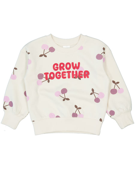 Toddler Girls Printed Fleece Sweater Toddler Girls Printed Fleece Sweater
