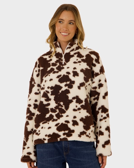 Fluffy Sherpa Fleece With 1/4 Zip Fluffy Sherpa Fleece With 1/4 Zip