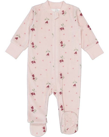 Baby Microfleece Print Romper Baby Microfleece Print Romper