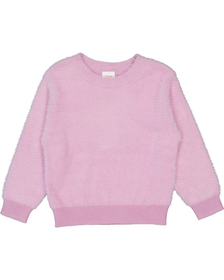 Toddler Girls Eyelash Knit Pullover Toddler Girls Eyelash Knit Pullover
