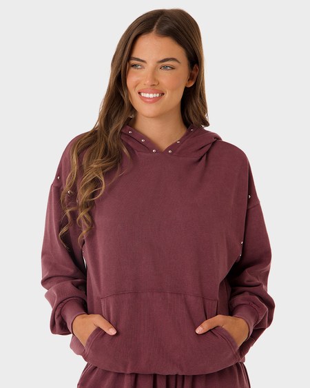 Womens Acid Wash Hoodie Womens Acid Wash Hoodie
