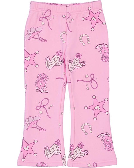 Toddler Girls Fleecy Printed Flare Legging Toddler Girls Fleecy Printed Flare Legging