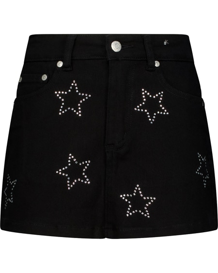 Girls Studded Denim Skort Girls Studded Denim Skort