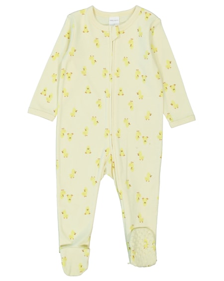 Baby Cotton 2-Way Zip Romper Baby Cotton 2-Way Zip Romper