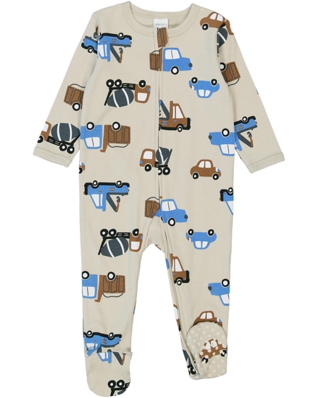 Baby Cotton 2-Way Zip Romper Baby Cotton 2-Way Zip Romper