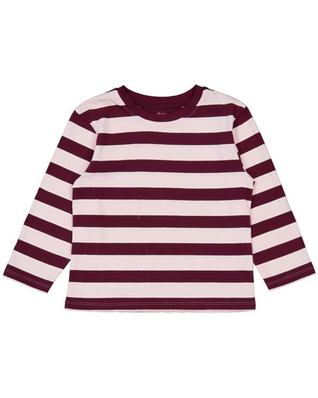 Toddler Girl Long Sleeve Yarn Dyed Tee Toddler Girl Long Sleeve Yarn Dyed Tee