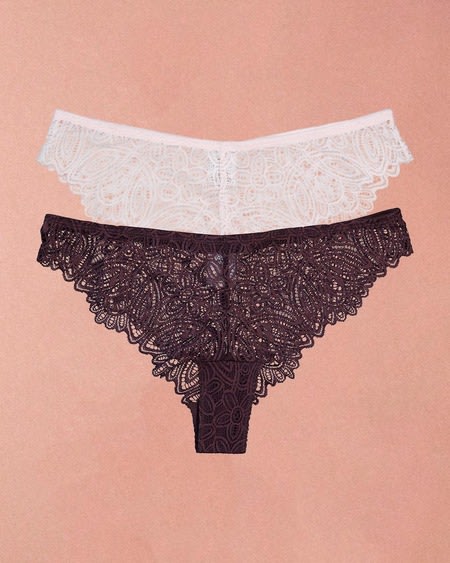 2Pk Lace Briefs 2Pk Lace Briefs