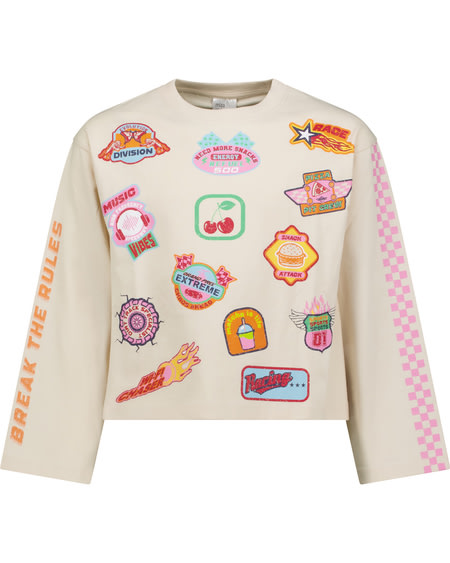 Girls Long Sleeve Slogan T-Shirt Girls Long Sleeve Slogan T-Shirt