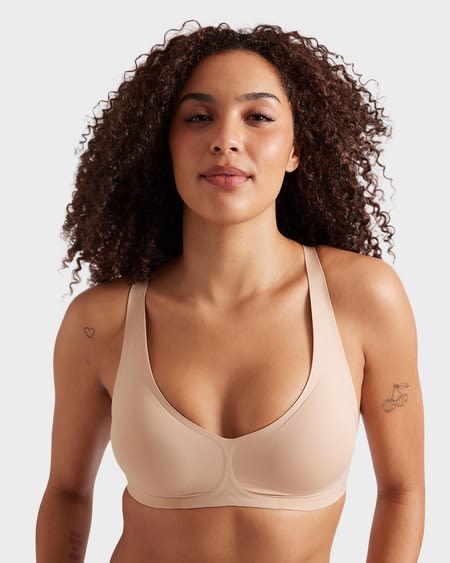 Bonded V Neck Crop Bonded V Neck Crop