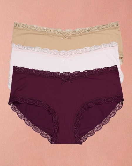 3 Pack Micro Lace Boyleg 3 Pack Micro Lace Boyleg