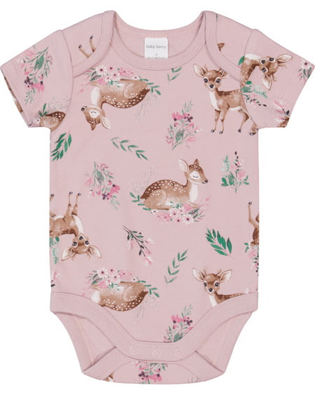 Baby Short Sleeve Cotton Interlock Bodysuit Baby Short Sleeve Cotton Interlock Bodysuit